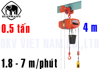 Pa lăng xích điện Elephant FBG-0.5