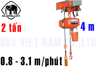 Pa lăng xích điện Elephant FBM-2