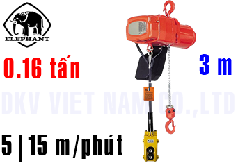 Pa lăng xích điện Elephant HB-016