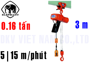 Pa lăng xích điện Elephant HBP-016