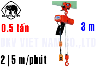 Pa lăng xích điện Elephant HBP-050