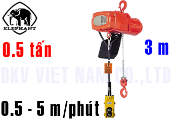 Pa lăng xích điện Elephant HV-05