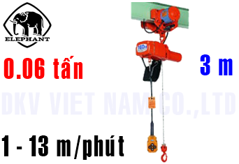 Pa lăng xích điện Elephant HVM-006