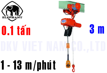 Pa lăng xích điện Elephant HVM-01