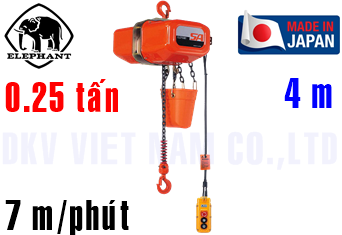 Pa lăng xích điện Elephant SA-0.25