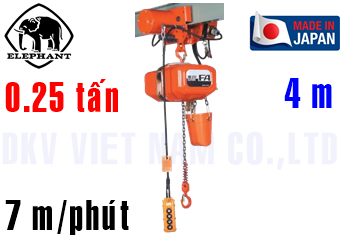 Pa lăng xích điện Elephant SAM-0.25