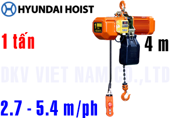 Pa lăng xích điện Hyundai HS-D100