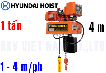 Pa lăng xích điện Hyundai KT-D100