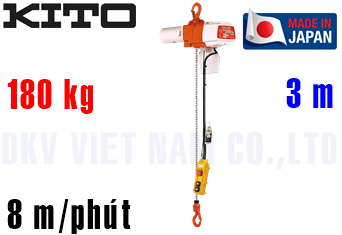 Pa lăng xích điện Kito ED18S