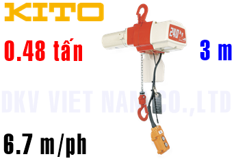 Pa lăng xích điện Kito ED48S