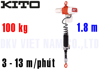Pa lăng xích điện Kito EDC10SD
