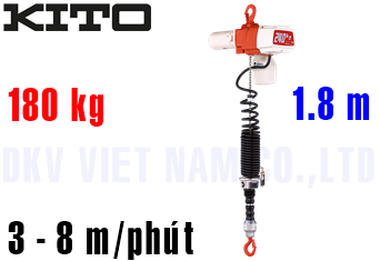Pa lăng xích điện Kito EDC18SD