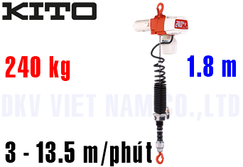 Pa lăng xích điện Kito EDC24SD