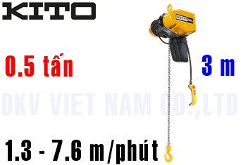 Pa lăng xích điện Kito EQ005IS