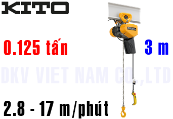 Pa lăng xích điện Kito EQSP001IS