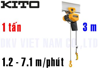Pa lăng xích điện Kito EQSP010IS