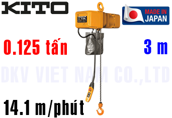 Pa lăng xích điện Kito ER2-001H