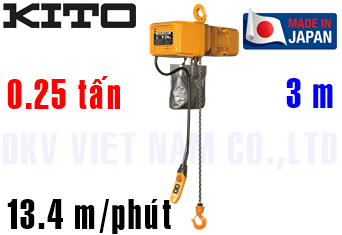 Pa lăng xích điện Kito ER2-003H