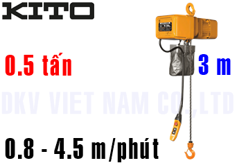 Pa lăng xích điện Kito ER2-005IL