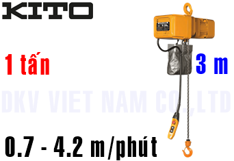 Pa lăng xích điện Kito ER2-010IL