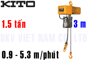Pa lăng xích điện Kito ER2-015IS