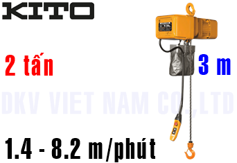 Pa lăng xích điện Kito ER2-020IS
