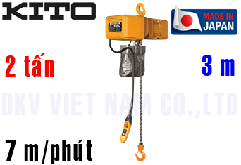 Pa lăng xích điện Kito ER2-020S