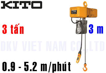 Pa lăng xích điện Kito ER2-030IS