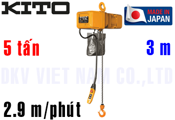 Pa lăng xích điện Kito ER2-050S