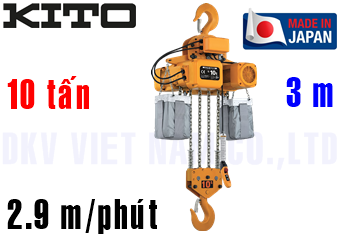 Pa lăng xích điện Kito ER2-100S