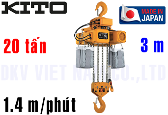 Pa lăng xích điện Kito ER2-200S