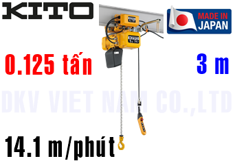 Pa lăng xích điện Kito ER2M001H-S/L