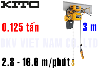 Pa lăng xích điện Kito ER2M001IH-IS