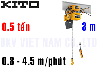 Pa lăng xích điện Kito ER2M005IL-IS