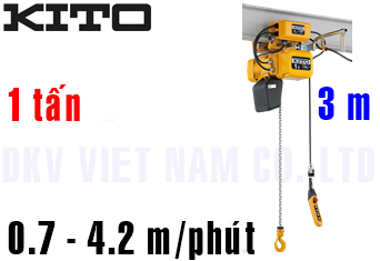 Pa lăng xích điện Kito ER2M010IL-IS