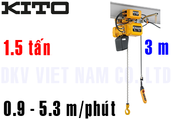 Pa lăng xích điện Kito ER2M015IS-IS