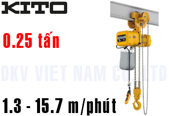 Pa lăng xích điện Kito ER2SG003IH