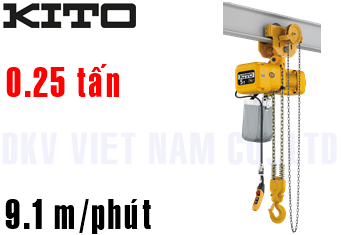 Pa lăng xích điện Kito ER2SG003S