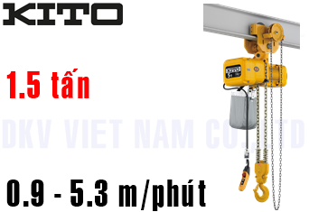 Pa lăng xích điện Kito ER2SG015IS
