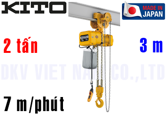 Pa lăng xích điện Kito ER2SG020S