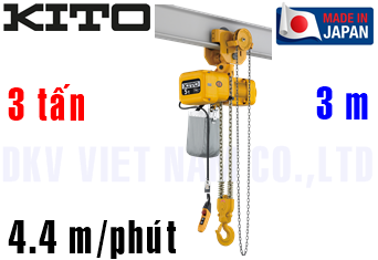 Pa lăng xích điện Kito ER2SG030S