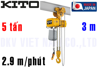 Pa lăng xích điện Kito ER2SG050S