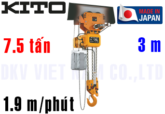 Pa lăng xích điện Kito ER2SG075S