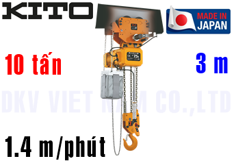 Pa lăng xích điện Kito ER2SG100L