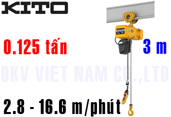 Pa lăng xích điện Kito ER2SP001IH
