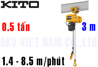 Pa lăng xích điện Kito ER2SP005IS