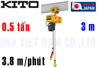 Pa lăng xích điện Kito ER2SP005L