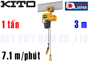 Pa lăng xích điện Kito ER2SP010S
