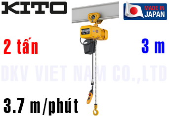 Pa lăng xích điện Kito ER2SP020L