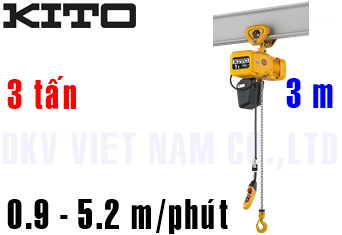 Pa lăng xích điện Kito ER2SP030IS